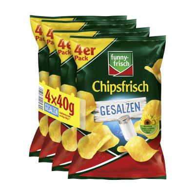 funny-frisch Chipsfrisch gesalzen (4x40g) Multipack = 160g