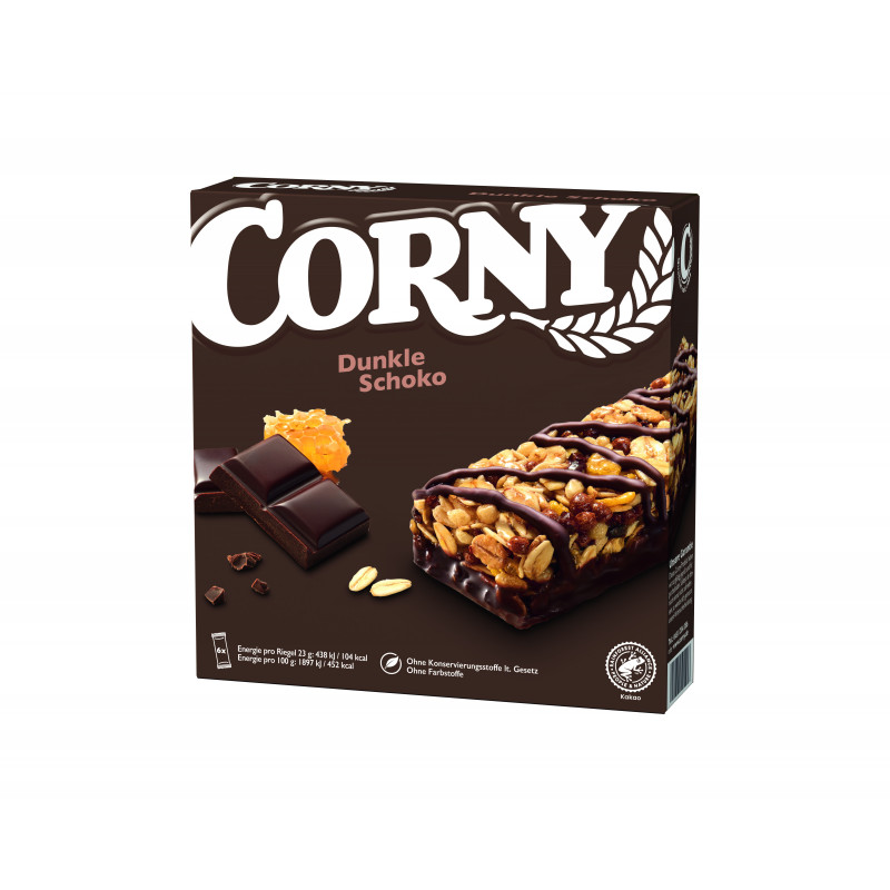 Corny Dunkle Schoko 6x23g