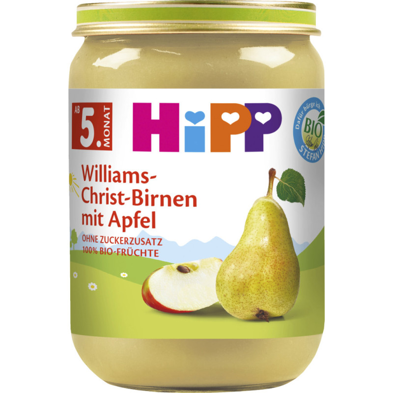 HiPP Williams-Christ-Birnen mit Apfel 190g