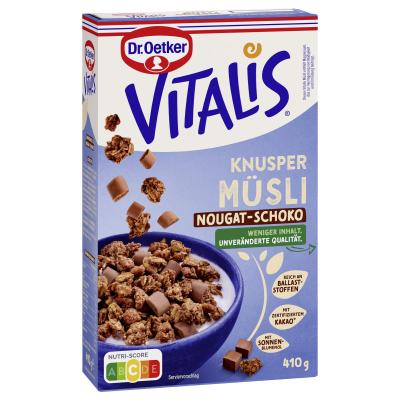 Dr. Oetker Vitalis Knuspermüsli Nougat-Scho. RAC MB 410g