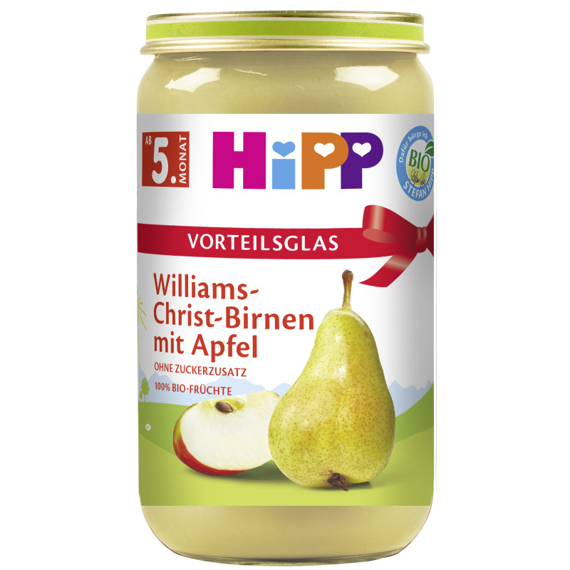 HiPP Williams-Christ-Birnen mit Apfel 250g
