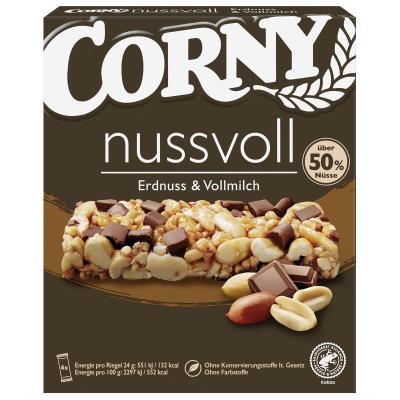 Corny nussvoll Erdnuss & Vollmilch 4 x 24g = 96g