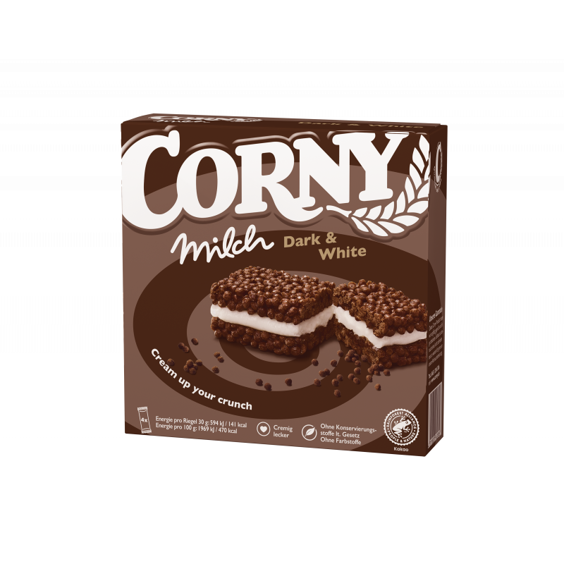 Corny Milch Dark & White 4 x 30g