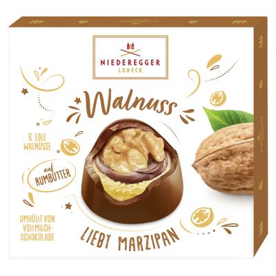 Niederegger Marzipan Pralinés »Walnuss auf Marzipan« 102g