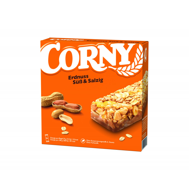 Corny Süß & Salzig Erdnuss 6x25g