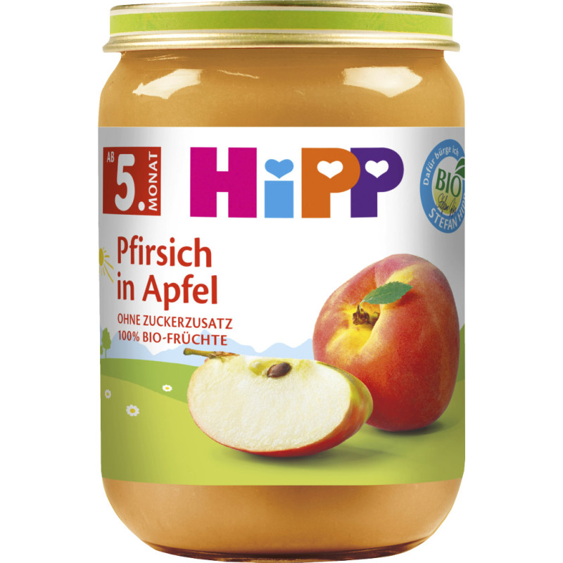 HiPP Pfirsich in Apfel 190g