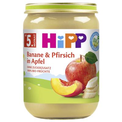 HiPP Banana and Peach in Apple 190g
