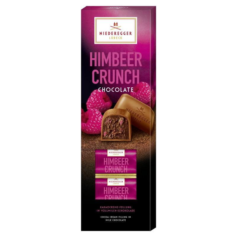 Niederegger Himbeer Crunch in Vollmilch-Schokoalde 100g