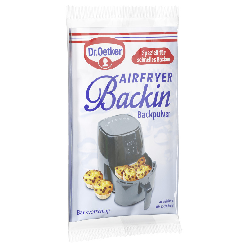 Dr. Oetker Airfryer Backin 3er ausreichend für 750g
