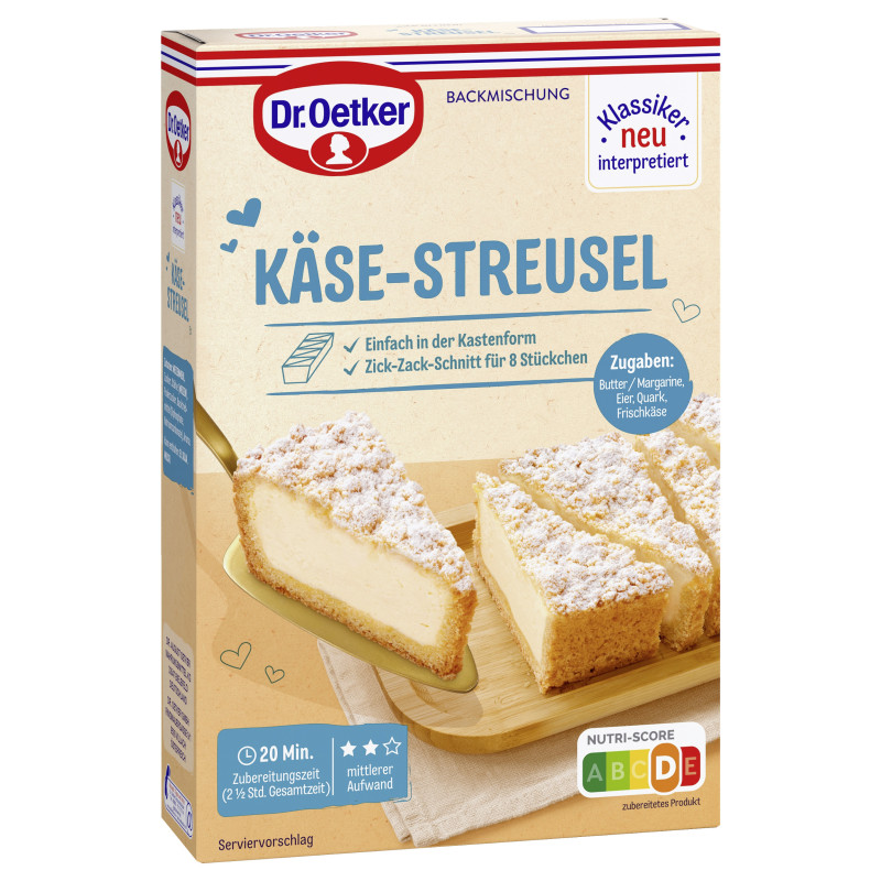 Dr. Oetker Käse-Streusel 370g