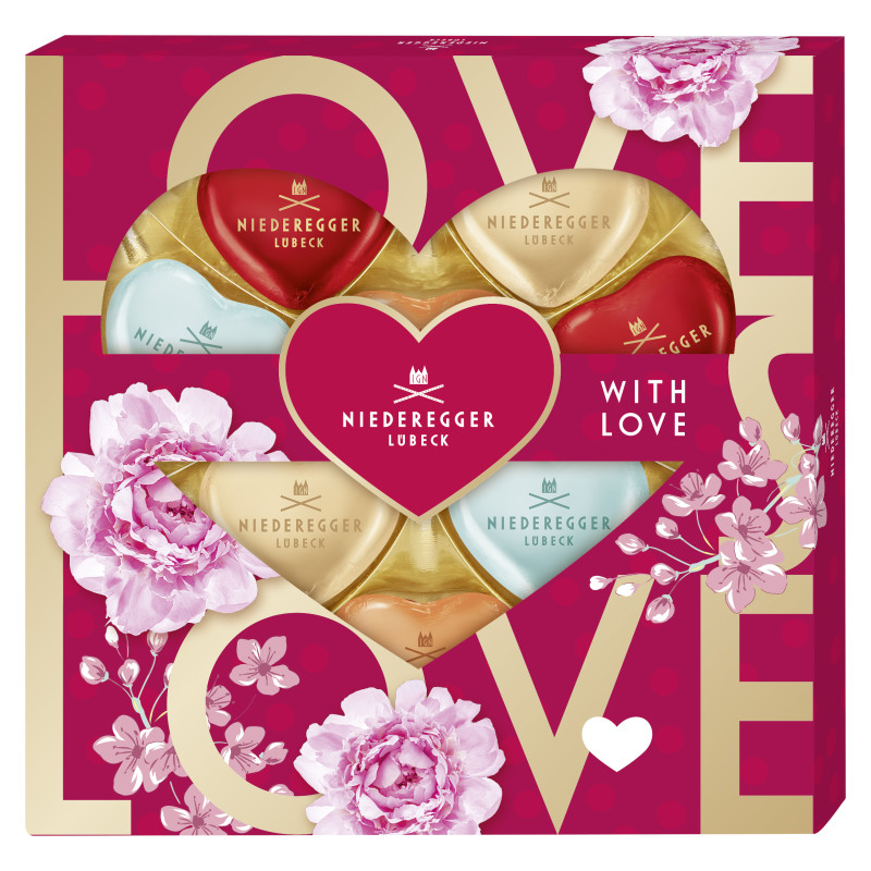 Niederegger Master Selection Hearts "With love" 125g