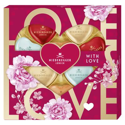 Niederegger Meisterselektion Herzen »With love« 125g