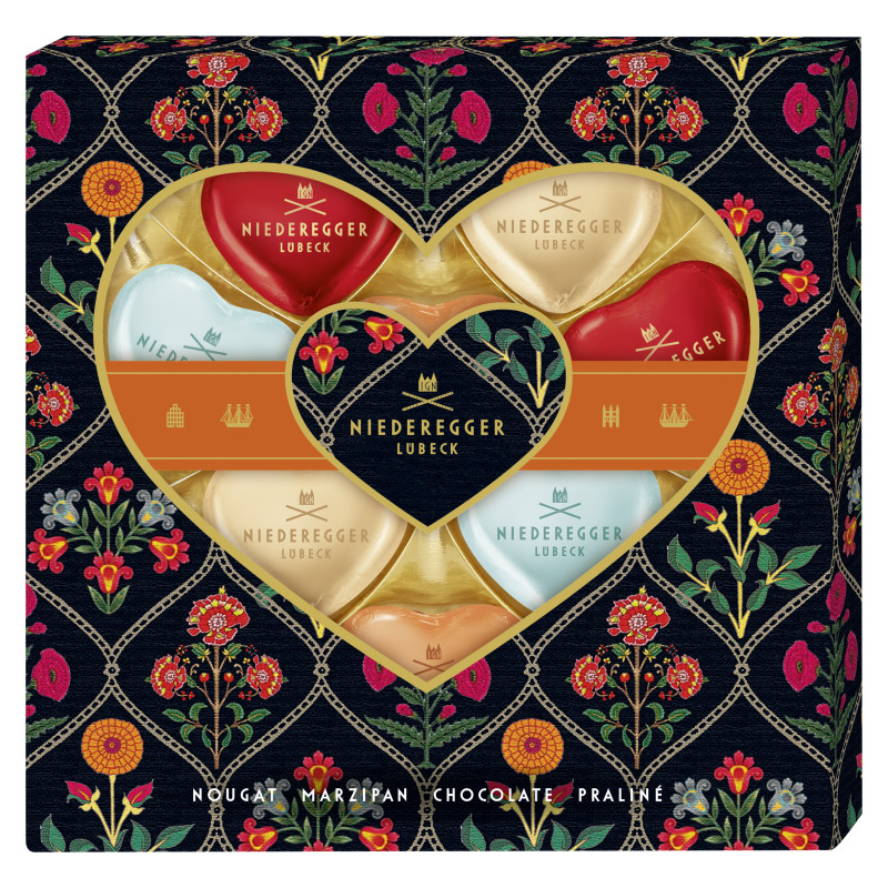 Niederegger Master Selection Hearts "Dark" 125g