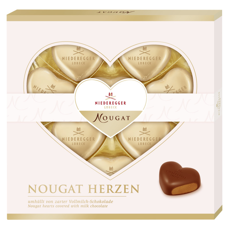 Niederegger Nougat Hearts 125g