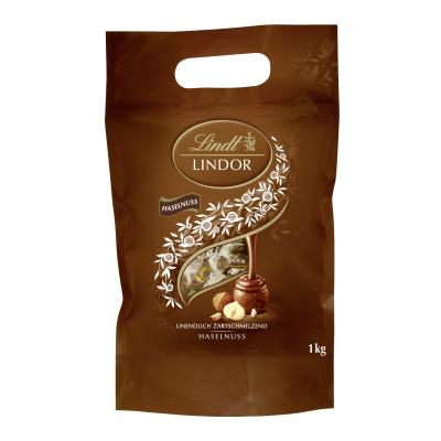 Lindt Lindor Beutel 1kg Nuss