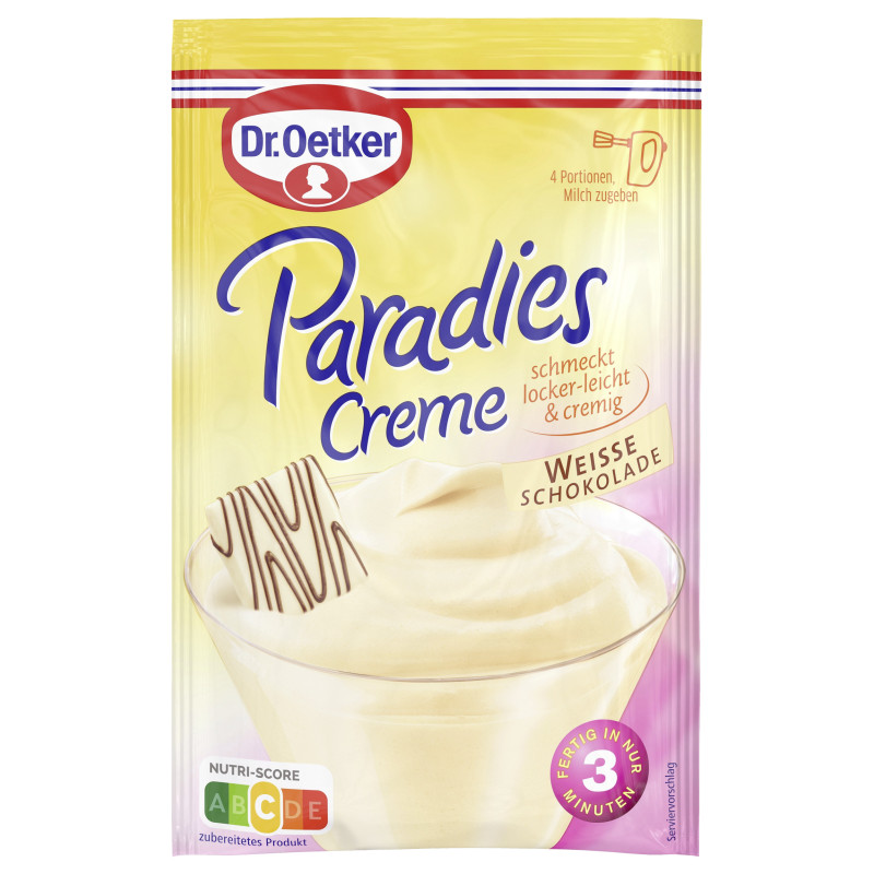Dr. Oetker Paradies Creme Weiße Schokolade 300ml