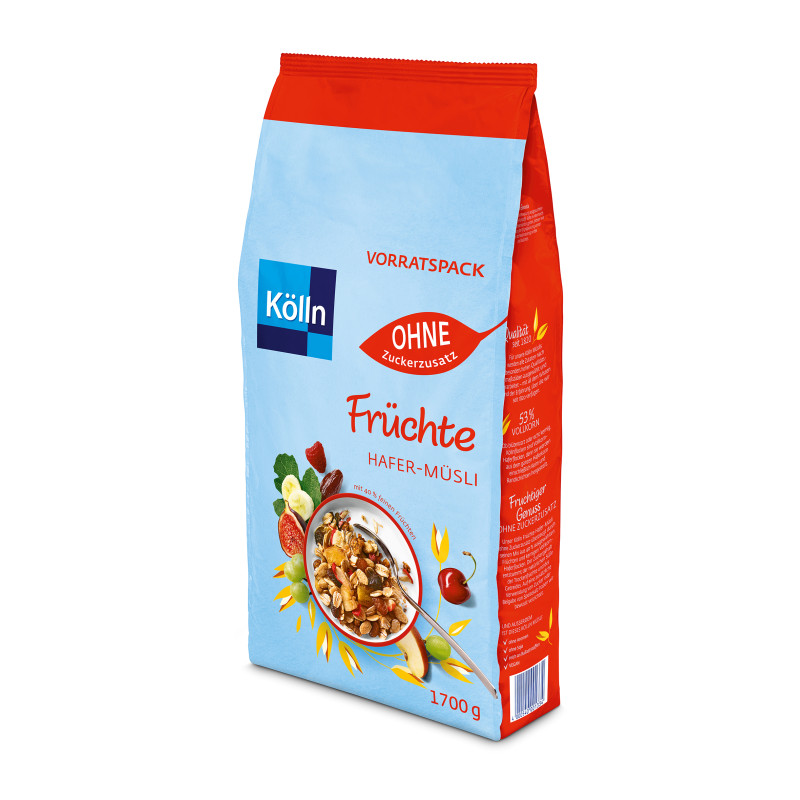 Kölln Müsli Früchte ohne Zuckerzusatz 1700g
