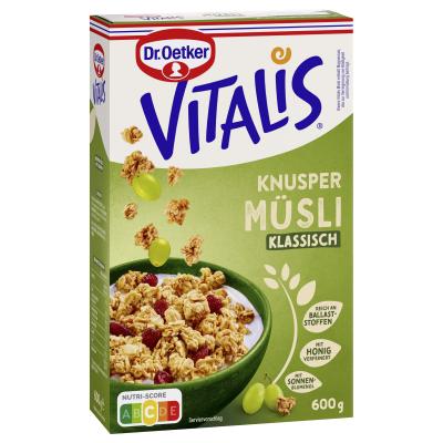 Vitalis Crunchy Muesli Classic 600g