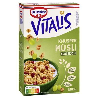 Dr. Oetker Vitalis Crunchy Muesli classic 1500g