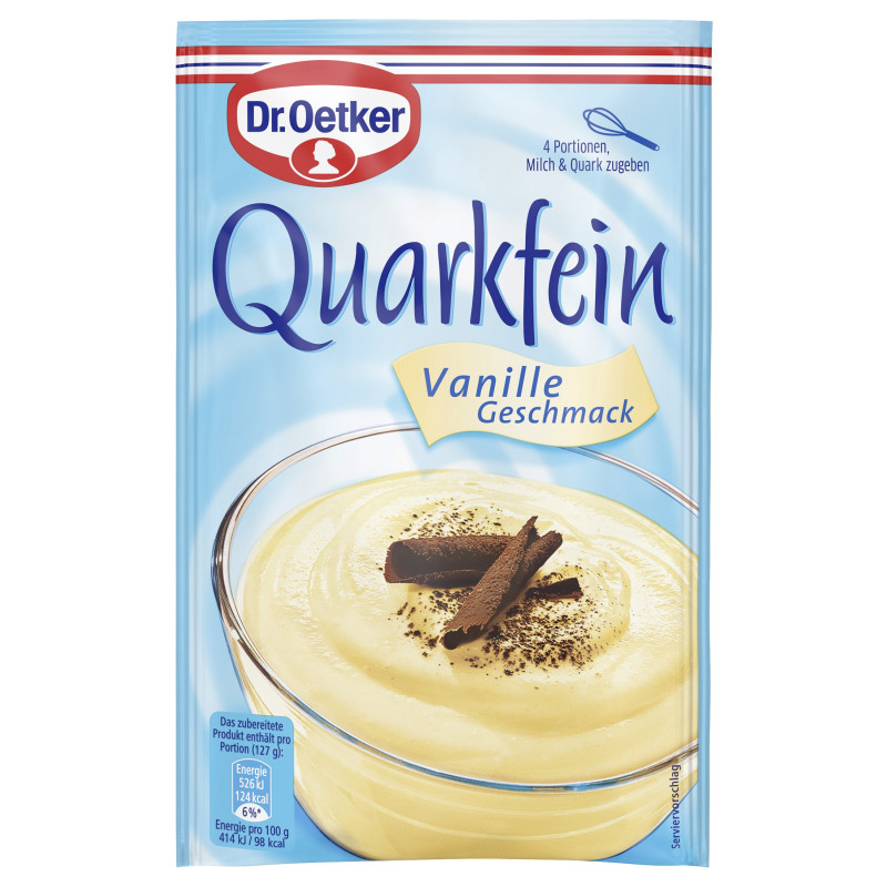 Dr. Oetker Quarkfein Vanille-Geschmack 200ml