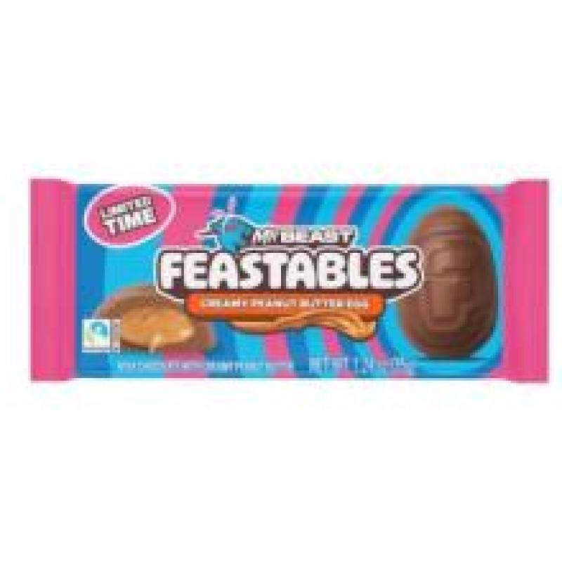 4 Pal. // 10358 Pcs Feastables Creamy Peanut Butter Egg 35 g MrBeast 