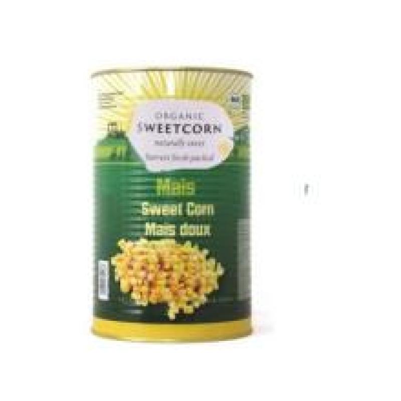 11 Pal. // 3180 pcs Canned  Organic Sweetcorn 2650ml