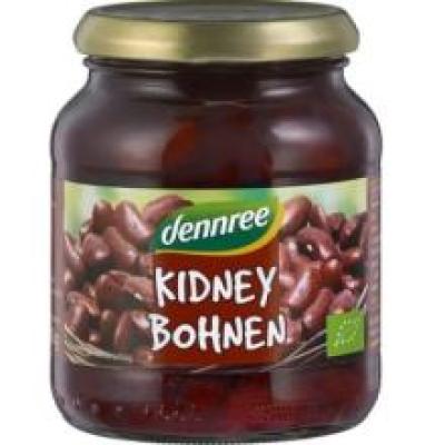 6 Pal. / 8,000 pcs ORGANIC KIDNEY BEANS 370 ml glass jar