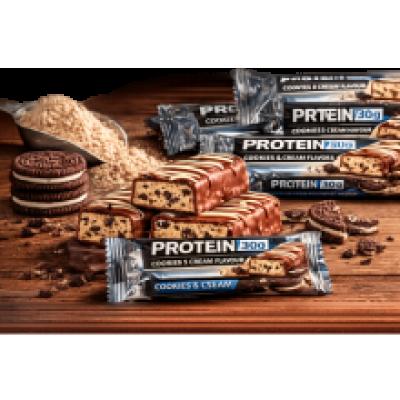 25 Pal. // 259 200 pcs Protein Bar 30 Cookies & Cream Flavour 18x35g EXP 30.06.2026