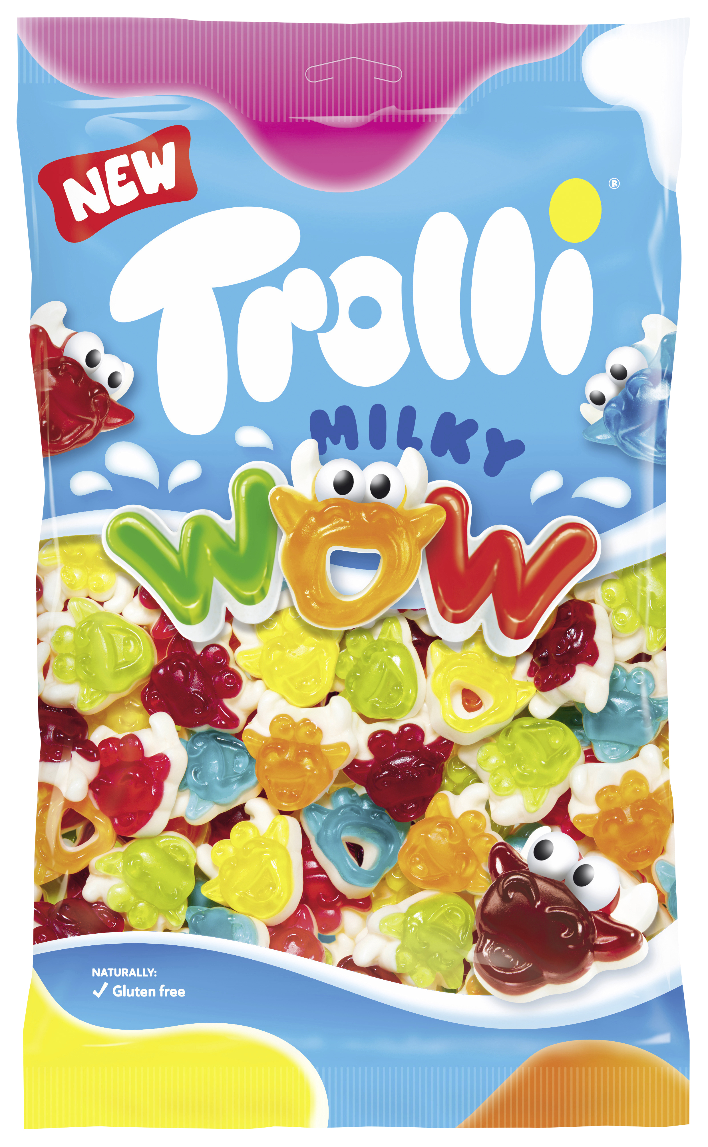 Trolli Milky Wow Schaumzucker Gummibonbon 1000g