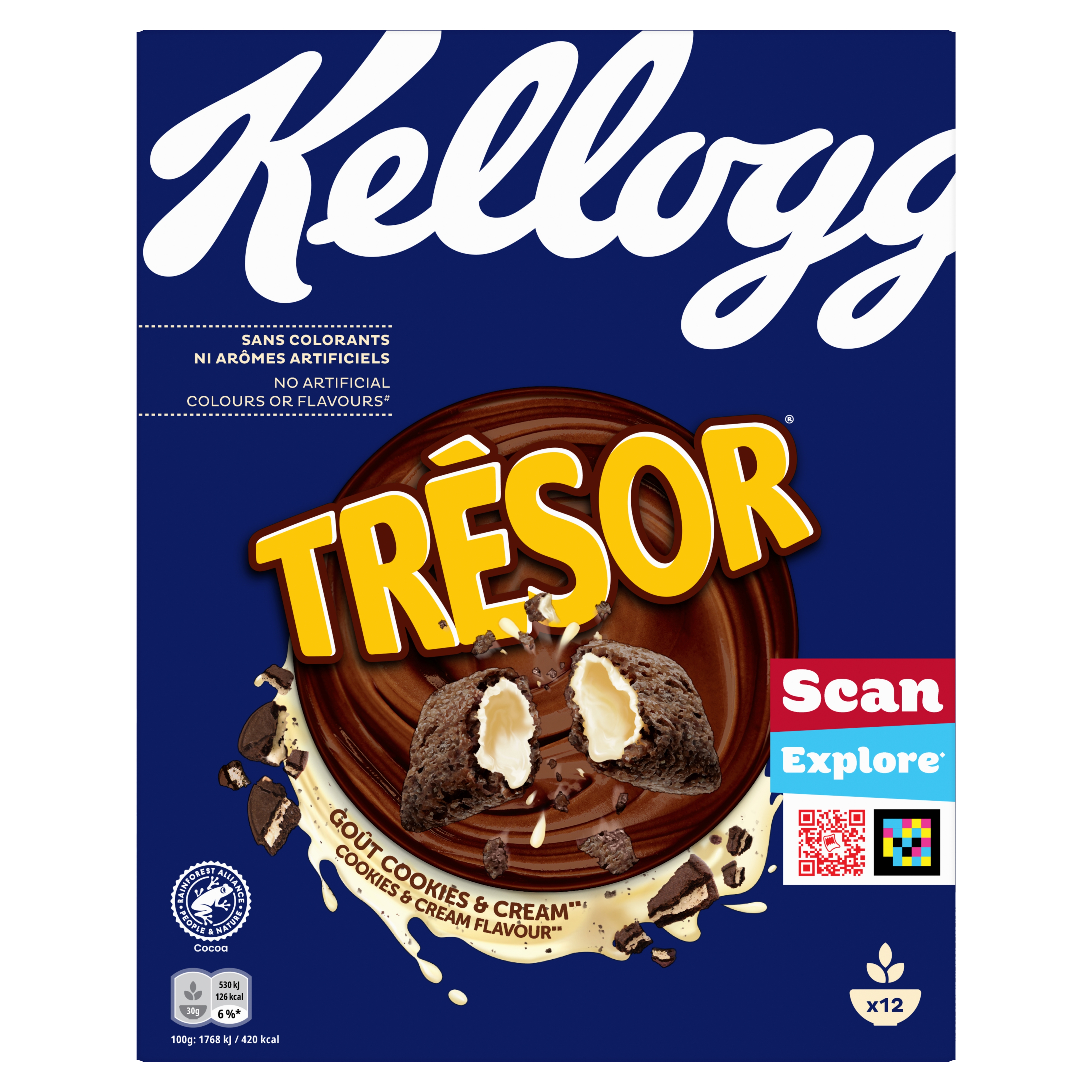 Kellogg's Tresor Cookies & Cream 375g