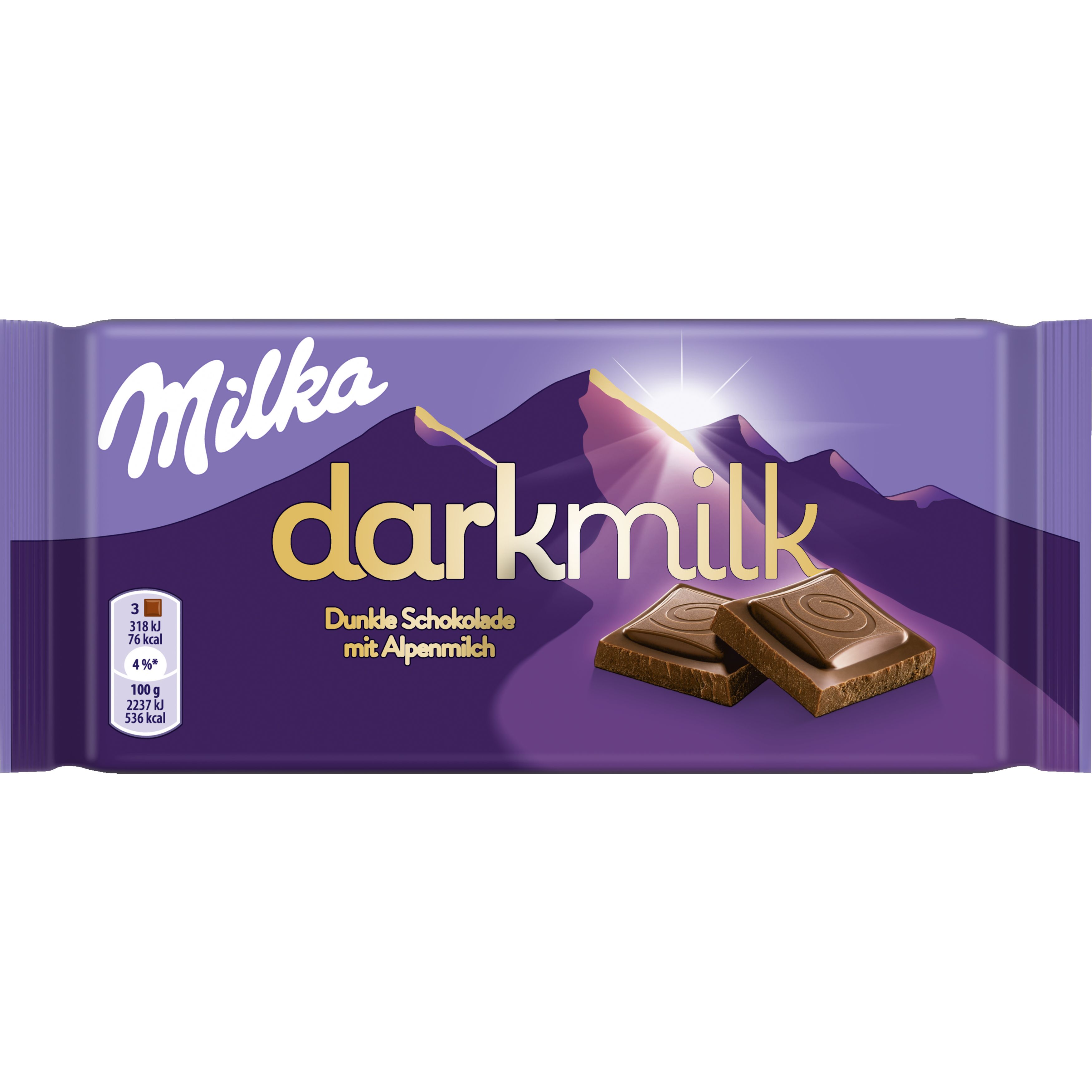 Milka Dunkle Schokolade mit Alpenmilch 85g