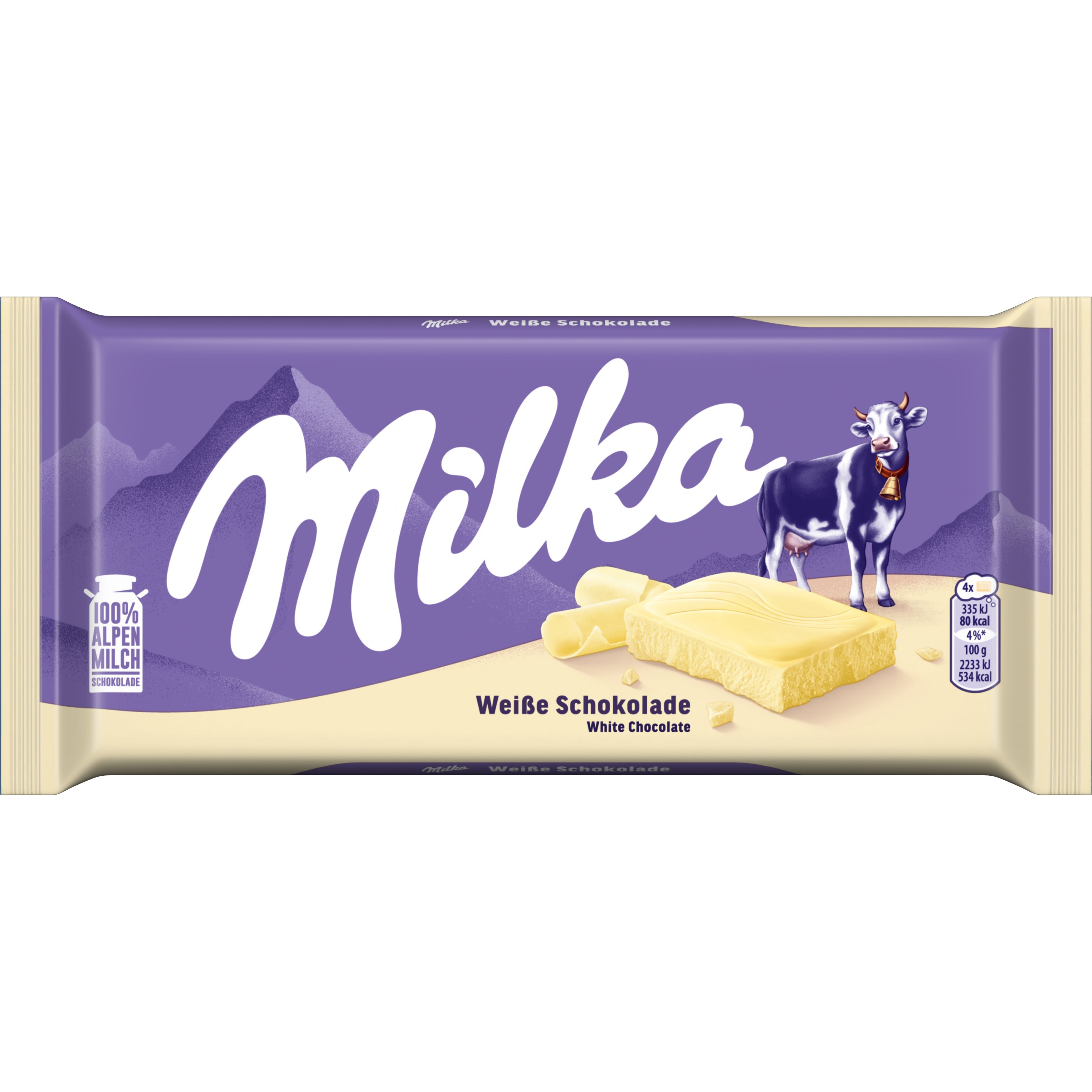 Milka White Chocolate 90g
