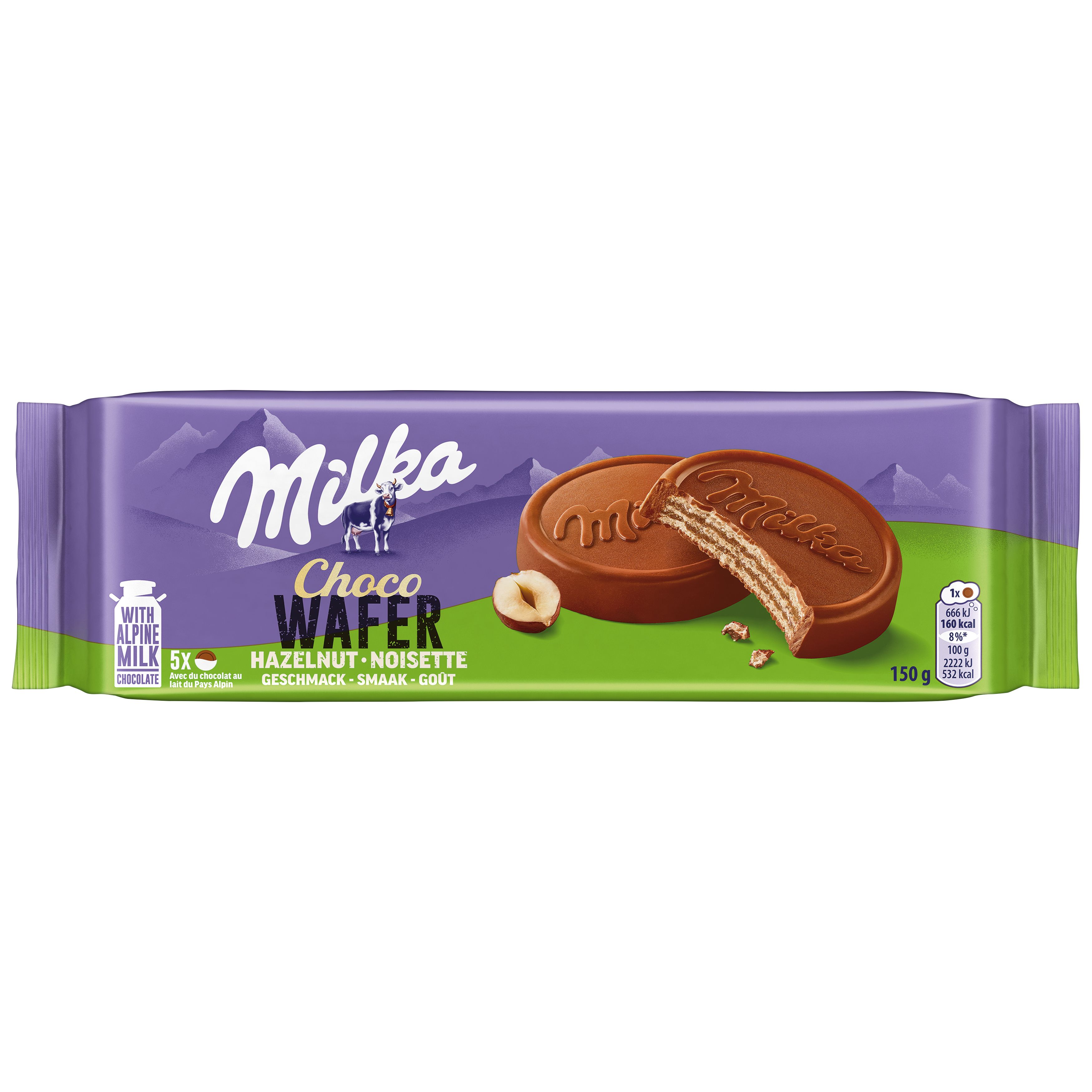 Milka Wafer Hazelnut 150g