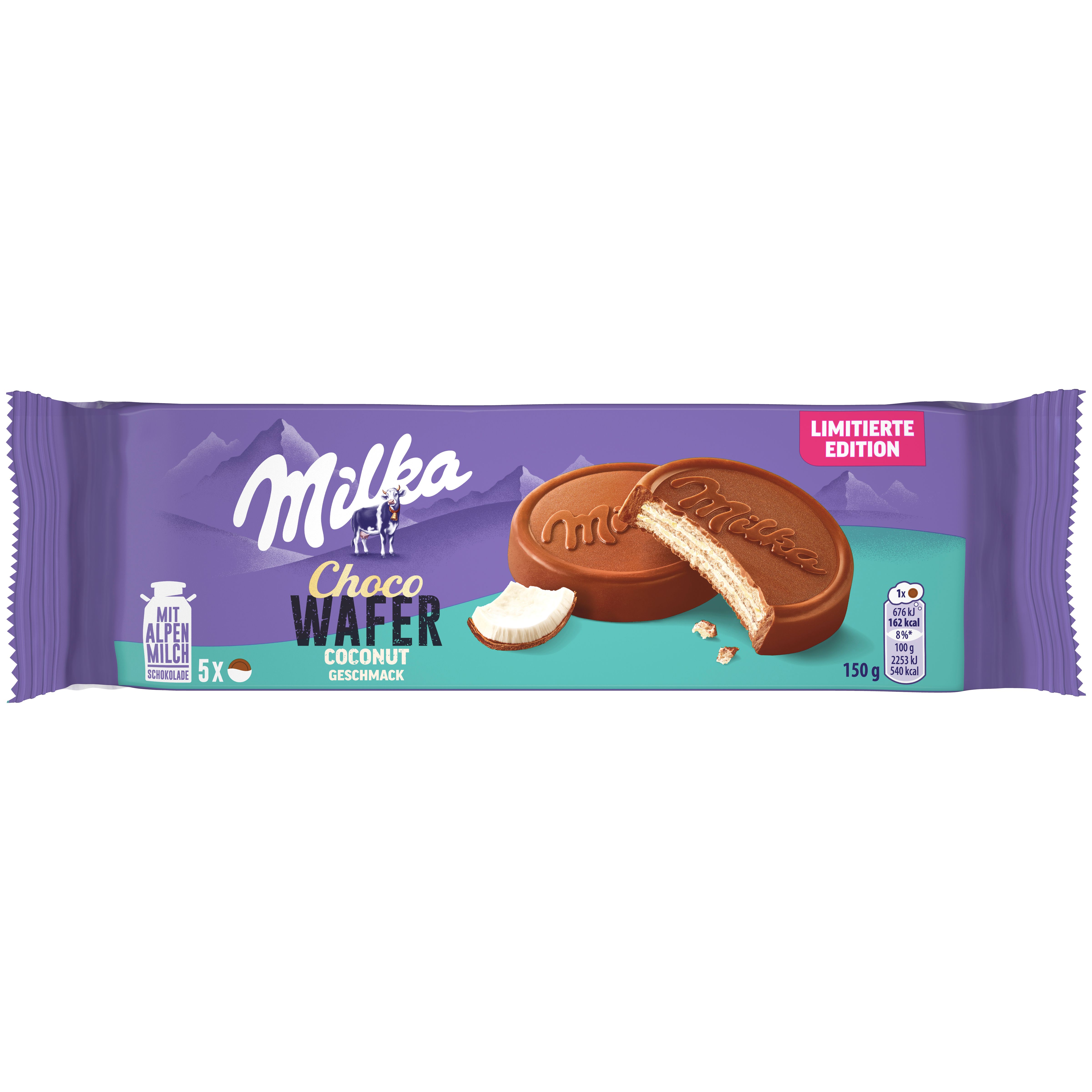 Milka Waffel Kokosfüllung 150g
