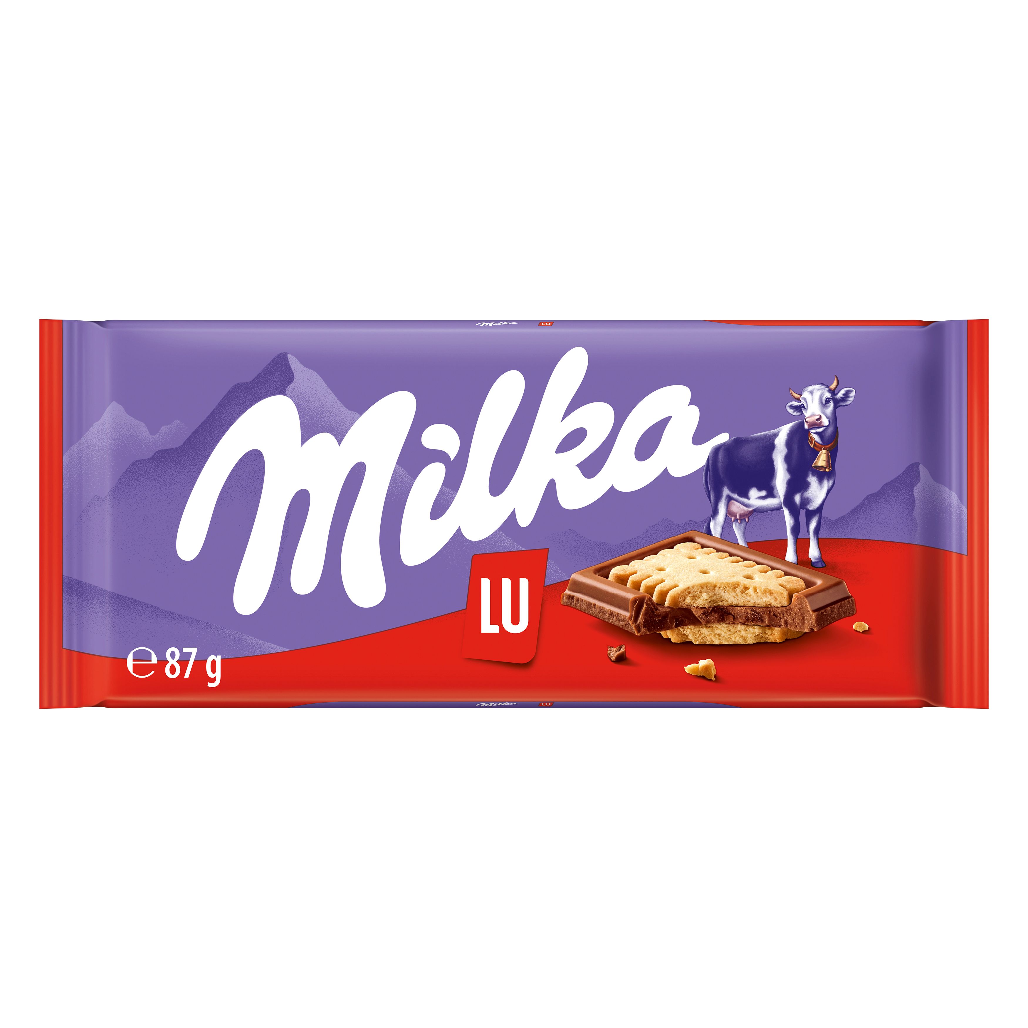 Milka Alpenmilch Schokolade mit Keksen 87g