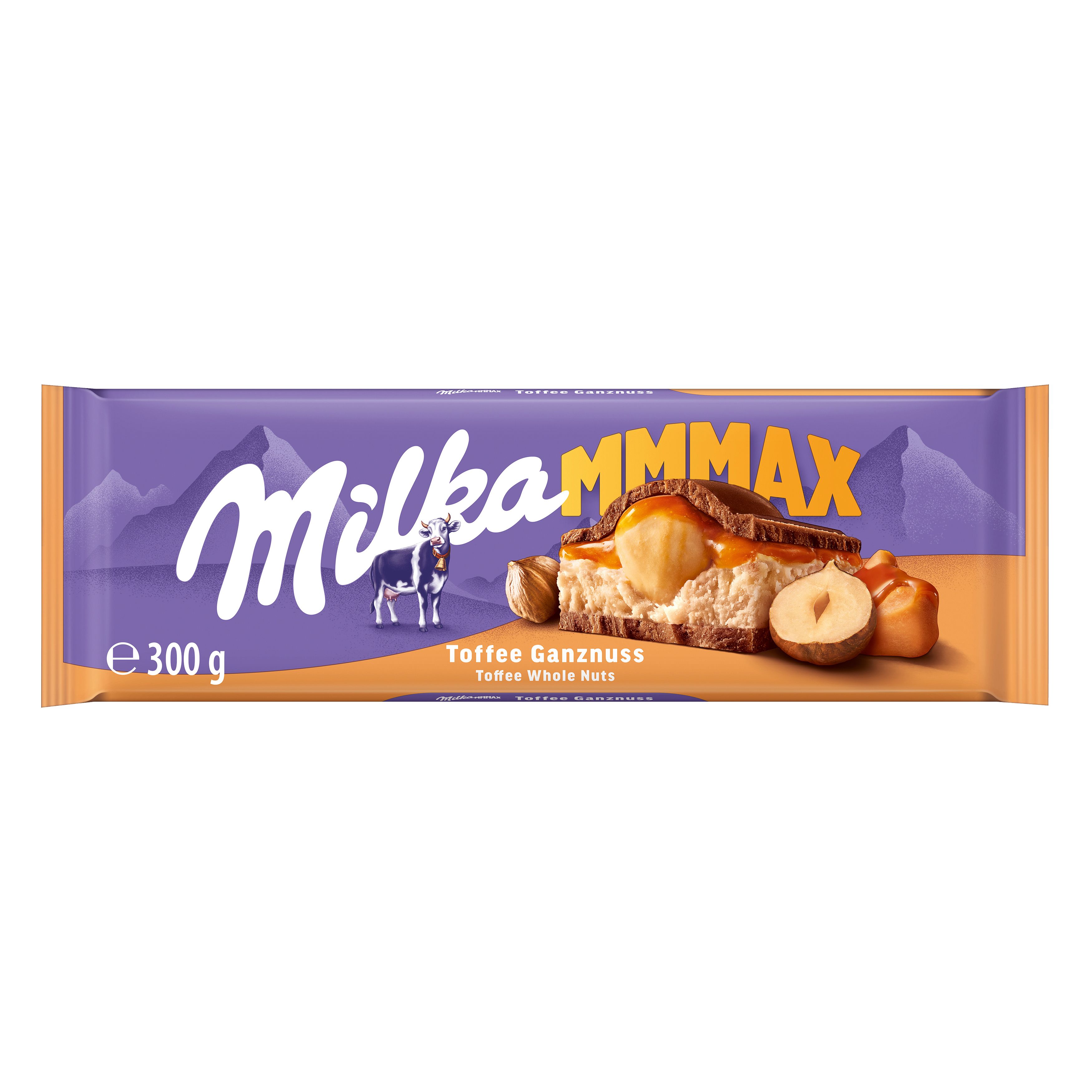 Milka Alpine Milk Toffee & Nut Chocolate 300g