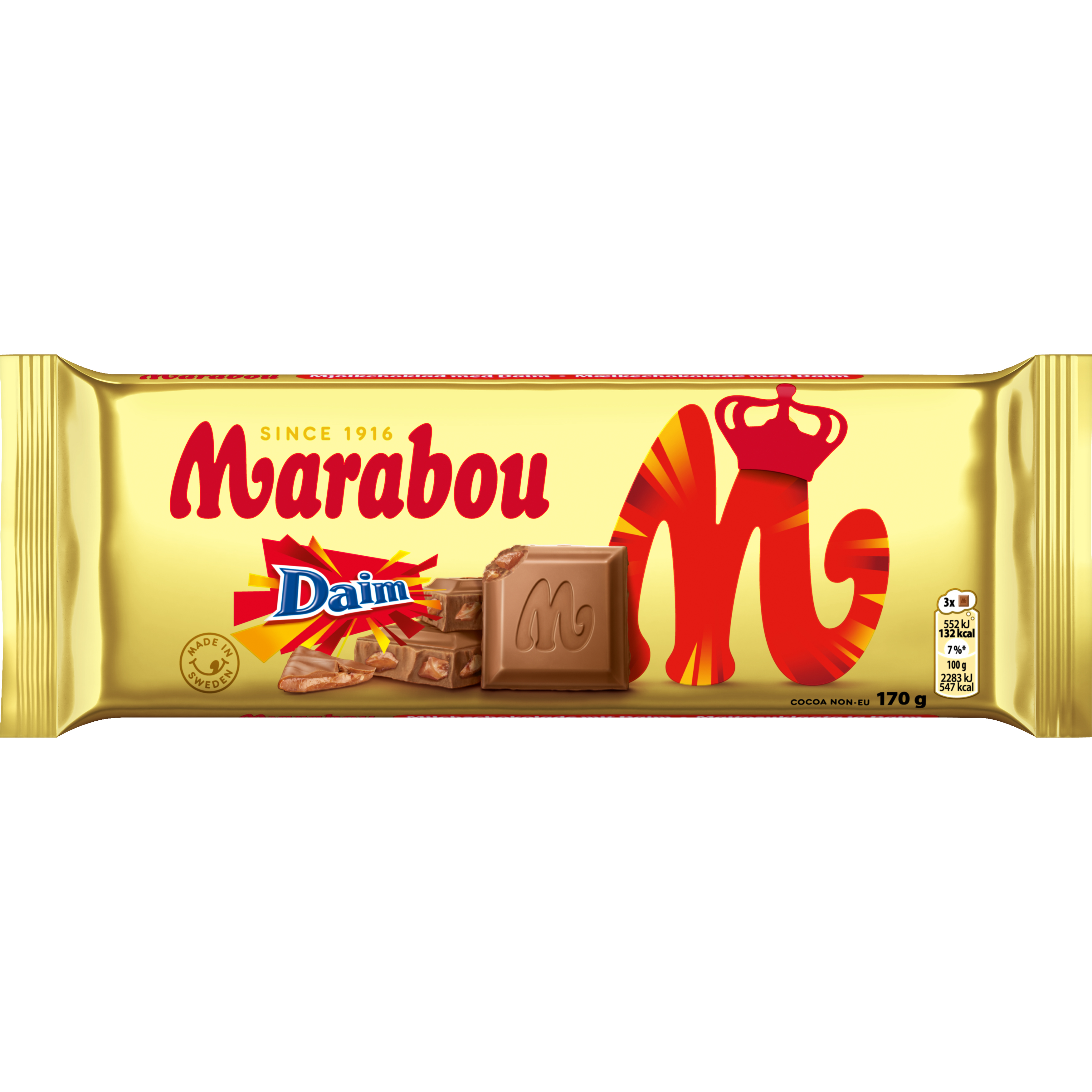 Marabou Tafel Daim 170g