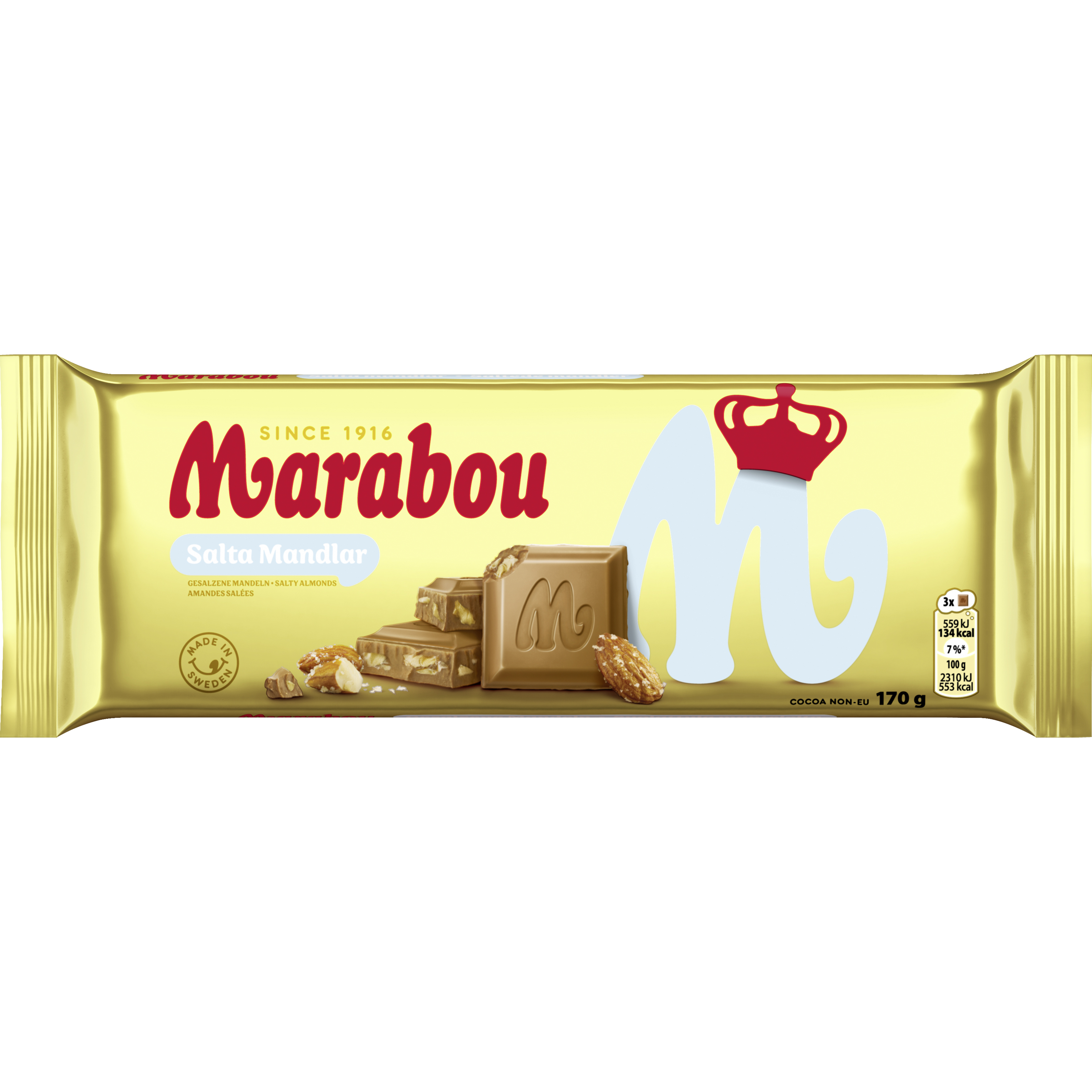 Marabou Tafel Salzmandel 170g