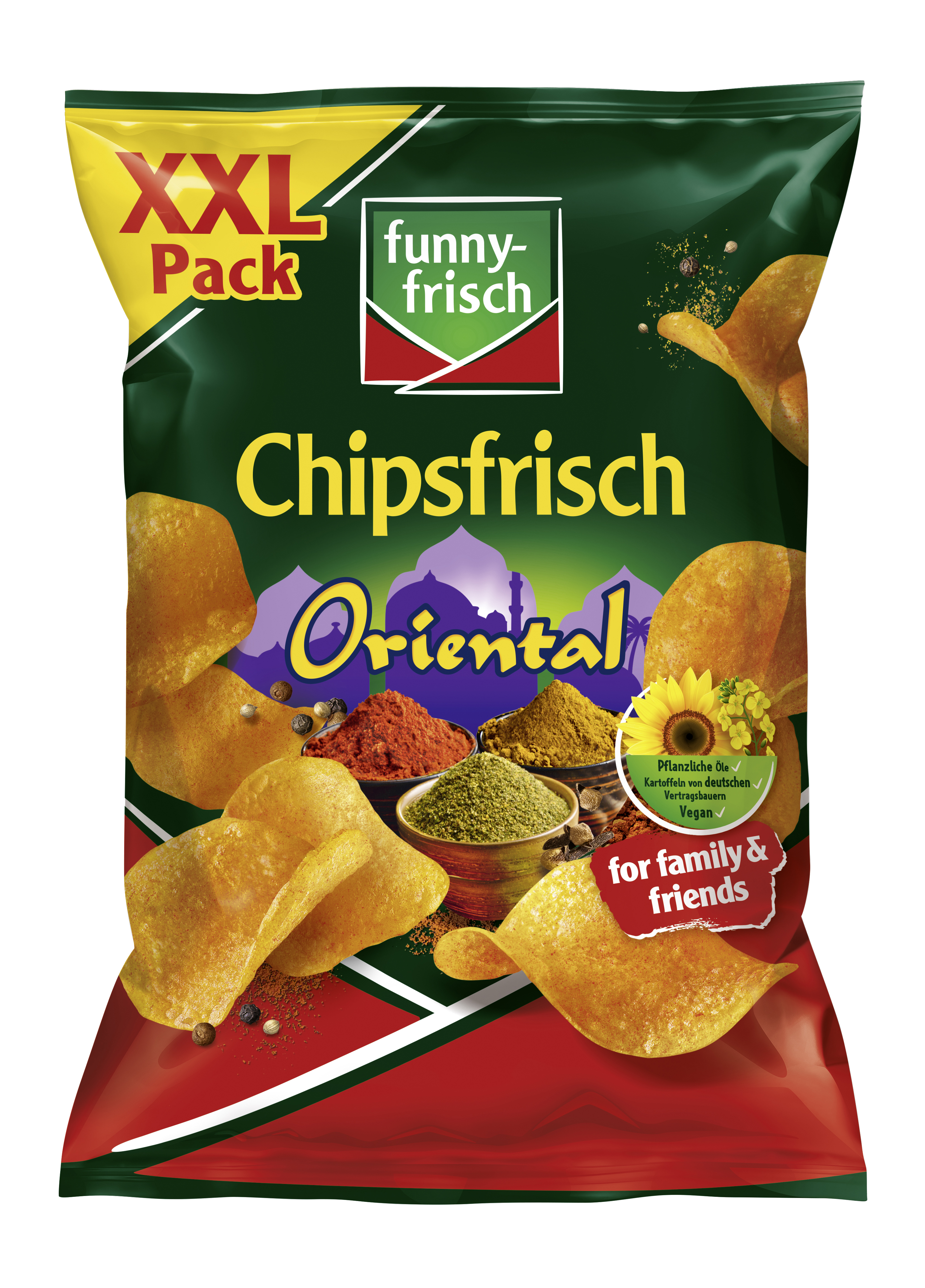 Funny-Frisch Potato Chips Spicy 215g