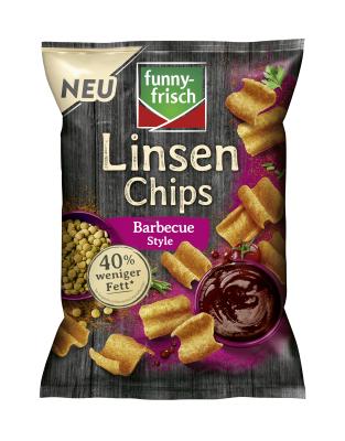 Funny-Frisch Linsen Chips BBQ Style 90g