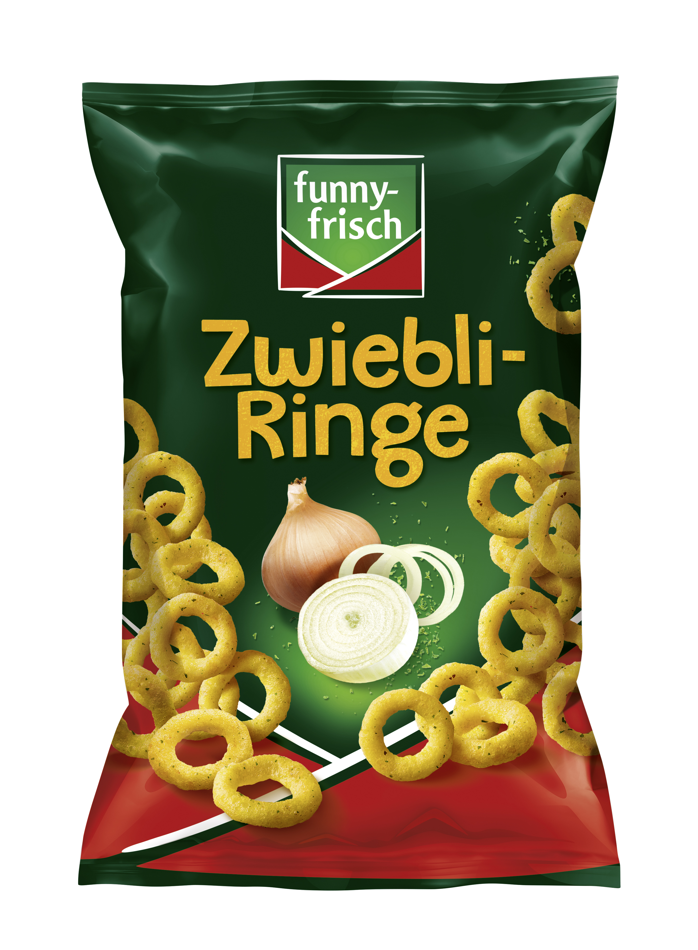 Funny-Frisch Mais-Ringe mit Zwiebel-Geschmack 80g
