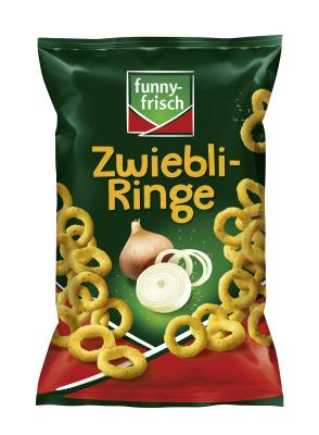 Funny-Frisch Mais-Ringe mit Zwiebel-Geschmack 80g