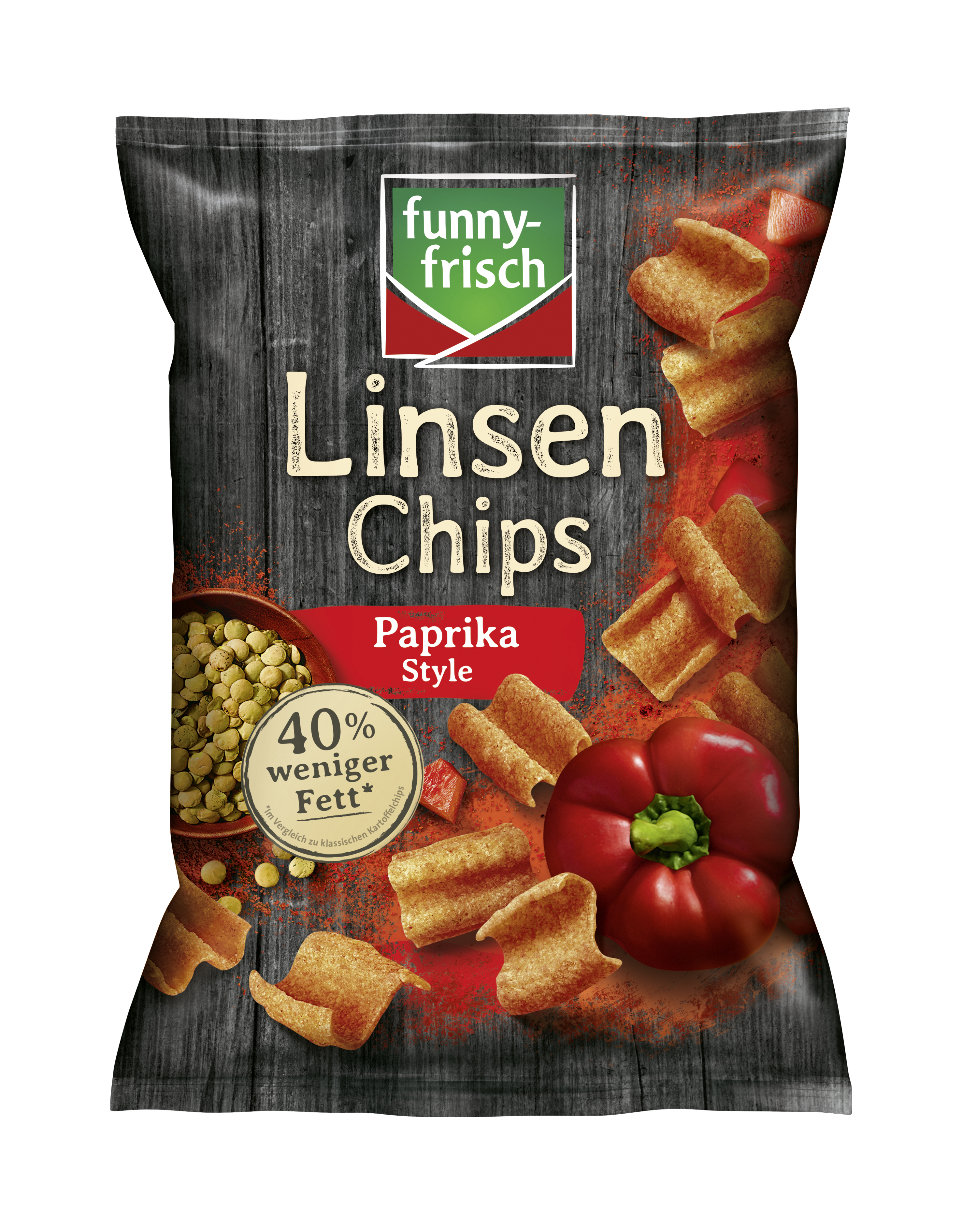 Funny-Frisch Linsen Chips Paprika 90g