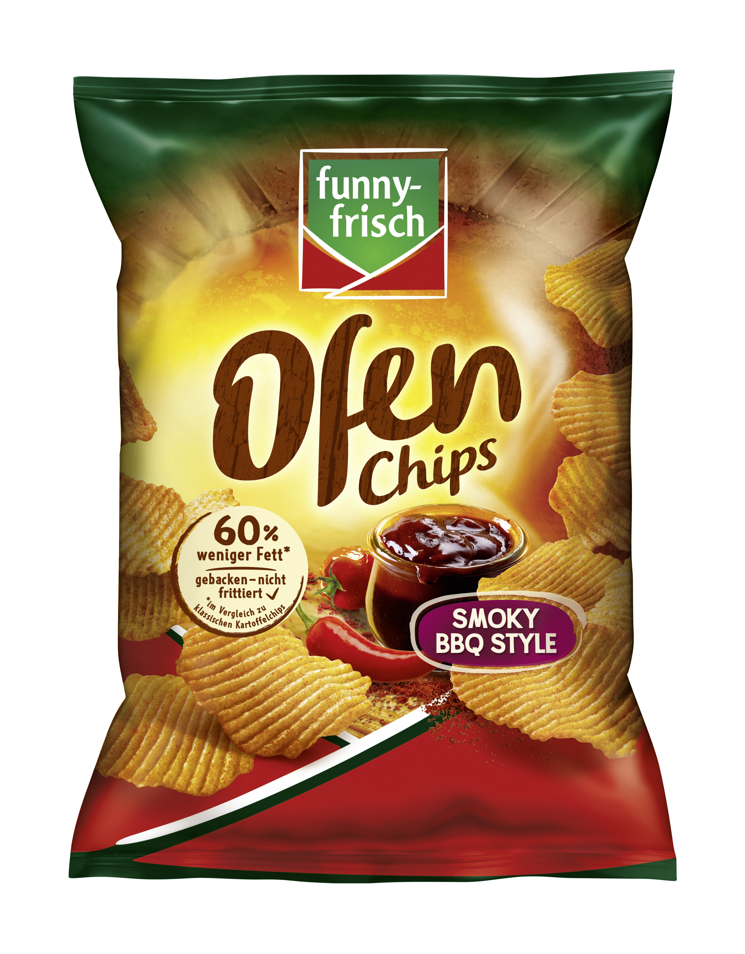 Funny-Frisch Ofen Chips Smoky BBQ 115g