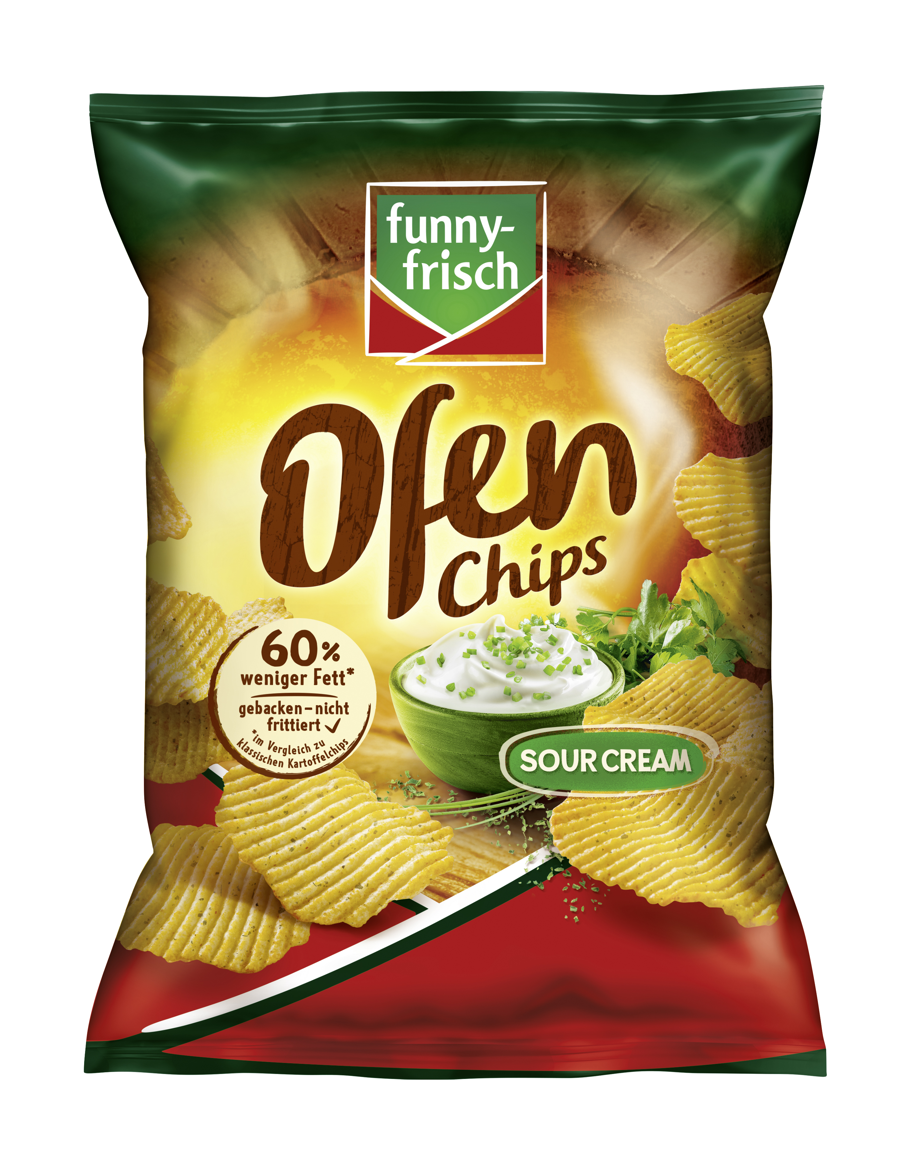 Funny-Frisch Ofen Chips Sauerrahm 115g