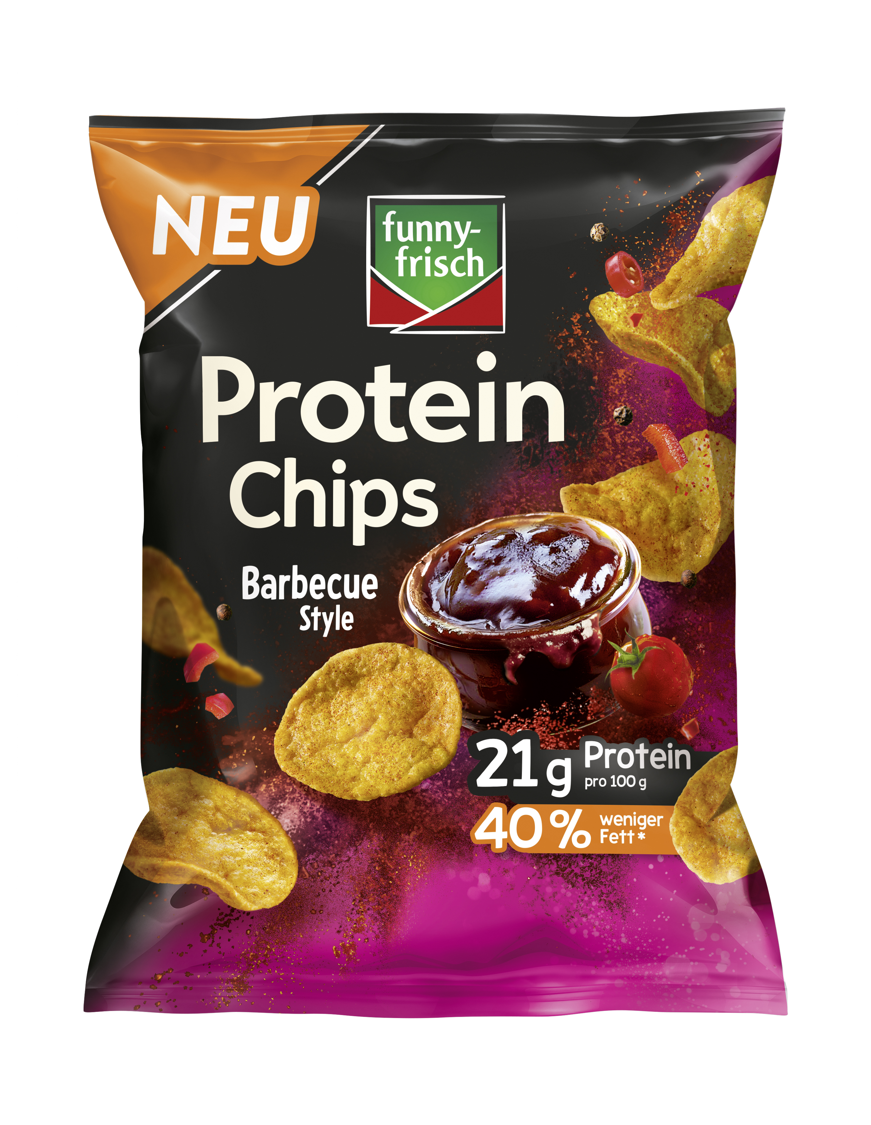 Funny-Frisch Protein Chips BBQ 90g