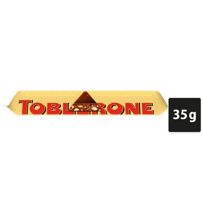 Toblerone Milk Chocolate Honey & Almond Nougat 35g