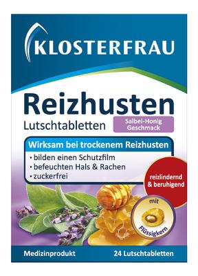 Klosterfrau Reizhusten Lozenges Sage-Honey 24 pcs
