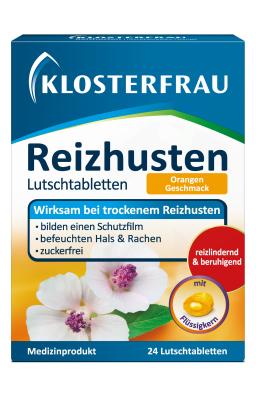 Klosterfrau Irritated Cough Lozenges Orange 69.84g