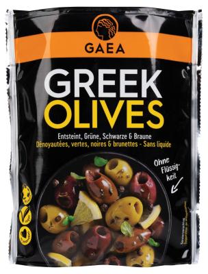 Gäa Pitted Olives Basil Lemon 150g